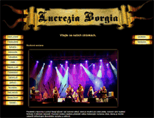 Tablet Screenshot of borgia.cz